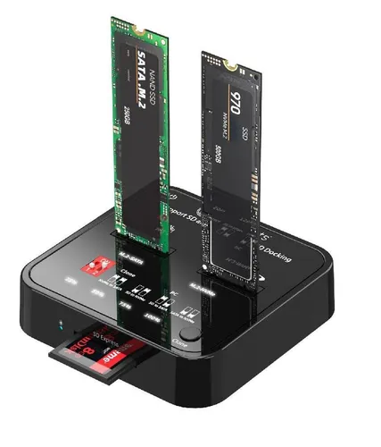 Image CoreParts MS-CLONER-M2-SD M.2 NVMe/SATA SSD Duplicator