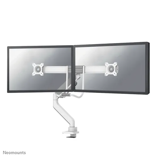 Image Neomounts DS75-450WH2 Gas Spring Monitor Arm, 17-32" Screen Size, Topfix, 180° Stop, White