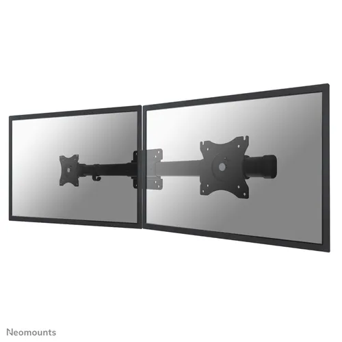 Compare Neomounts FPMA-CB100BLACK Dual Crossbar Monitor Arm Adapter for 10-27" Monitors with Neomounts FPMA-CH100BLACK Rotatable Monitor Arm for Separation Walls, 10-30" Monitors