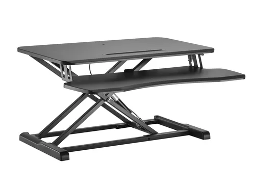 Image Equip Ergonomic Sit-Stand Desk Riser - Adjustable Height Workstation