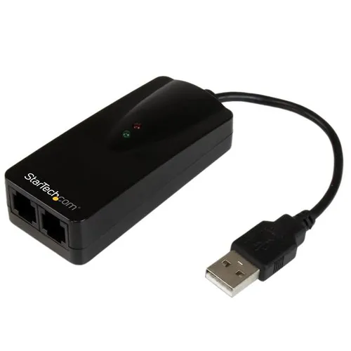 Image StarTech.com USB 2.0 External Dial-Up Modem (2-Port)