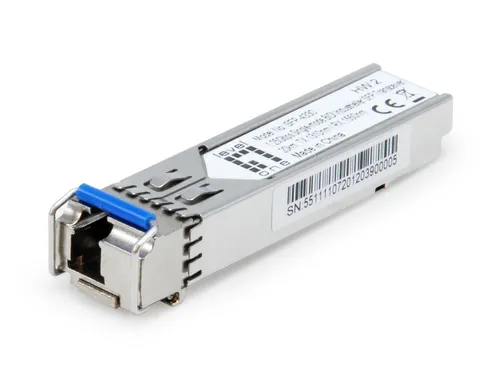 Compare LevelOne 1.25Gbps Single-Mode BiDi Industrial SFP Transceiver (WDM, 20km, LC Connector) with LevelOne 1.25Gbps Single-Mode BiDi Industrial SFP Transceiver (1310nmTX/1550nmRX, 20km)