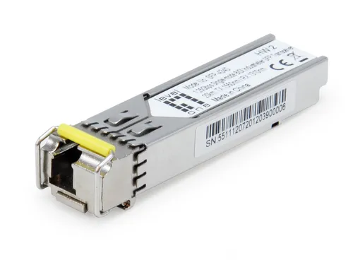 Compare LevelOne 1.25Gbps Single-Mode BiDi Industrial SFP Transceiver (WDM, 20km, LC Connector) with LevelOne 1.25Gbps Single-Mode BiDi Industrial SFP Transceiver (1310nmTX/1550nmRX, 20km)