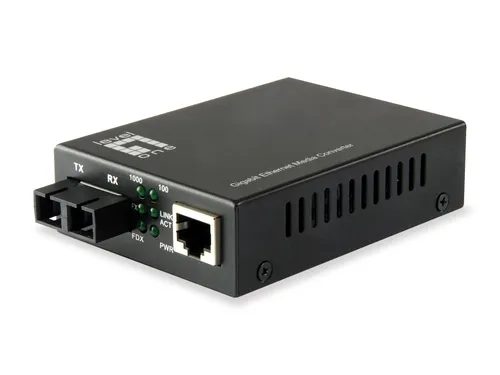 Image LevelOne RJ45 to SC Gigabit Media Converter (Model: N/A)