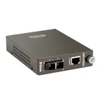 D-Link DMC-810SC 2000 Mbit/s Gigabit Ethernet to Fiber Media Converter, 1310 nm Wavelength, Black