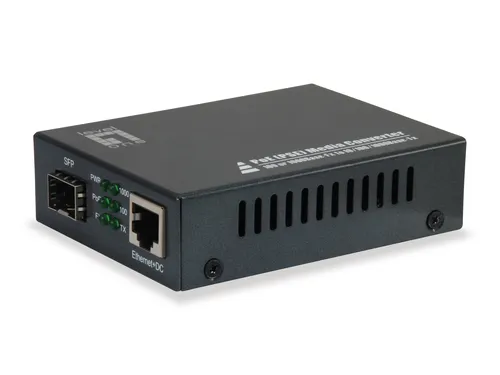 Image LevelOne LRE-1002 RJ45 to SFP Gigabit Media Converter