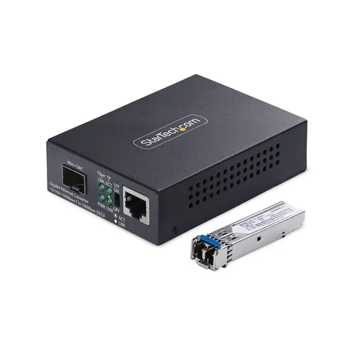 Image StarTech.com Gigabit Ethernet to Fiber Media Converter (10/100/1000 Mbps)
