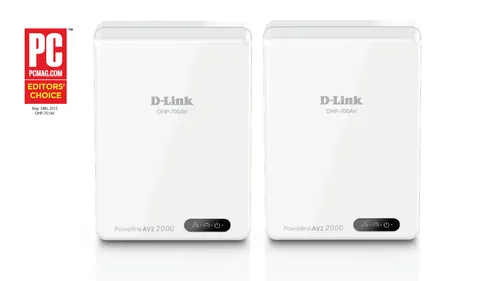 Image D-Link DHP-701AV/E Powerline AV2 Gigabit Wi-Fi Adapter Kit (2-Pack)