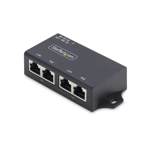 Image StarTech.com 2-Port Gigabit PoE+ Injector (PoEINJ2G)