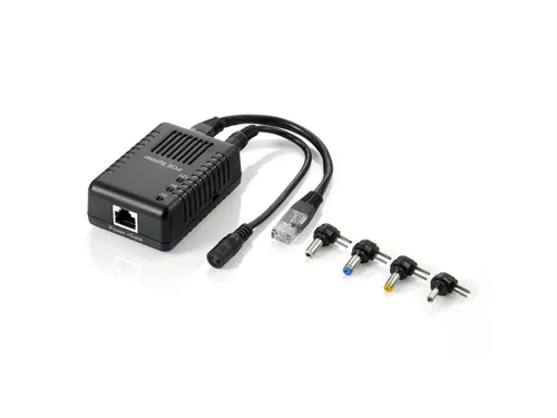 Image LevelOne Fast Ethernet PoE Splitter (IEEE 802.3af/at Compliant)