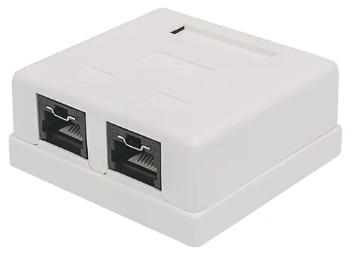 Image Intellinet Network Mount Box, Wall-Mountable, 10-Port Capacity, ABS Plastic