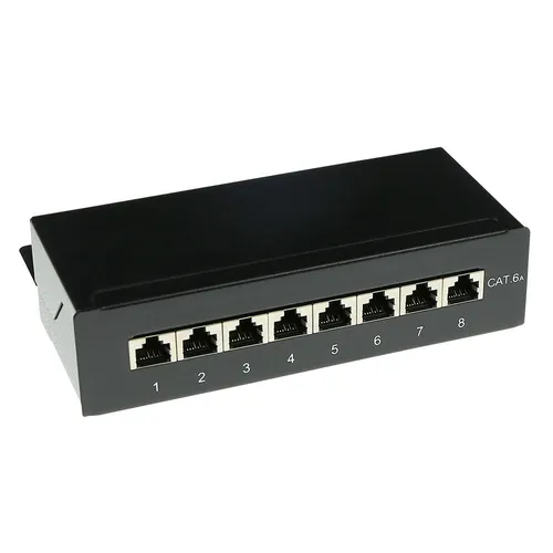 Image ACT Cat6A Shielded 8-Port Surface Mount Network Box