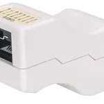 Intellinet Network Inline Coupler - RJ45 Cat6/Cat6a Keystone Coupler