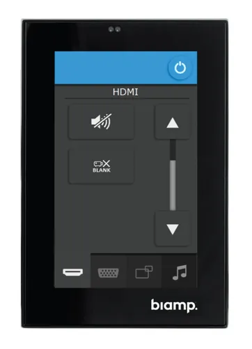 Image Biamp Apprimo Touch 4 Network Panel Interface (800x480 Resolution)