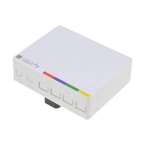 Image Techly Indoor FTTH 4-Fiber Optic Connection Box
