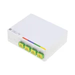 Techly Indoor FTTH 4-Fiber SC-APC Connection Box, Wall/DIN Rail Mount