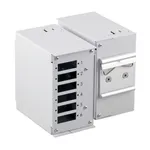 Techly DIN Rail Fiber Optic Splice Box - Single Mode/Multimode, IP65 Rated