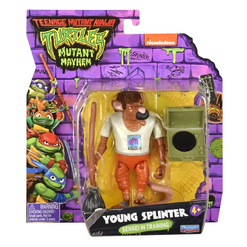 Compare Alpha Group Super Wings Transforming Jett Figure with Teenage Mutant Ninja Turtles Young Splinter Basic Figure