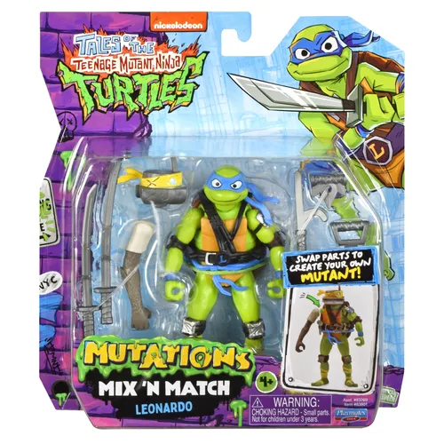 Compare Teenage Mutant Ninja Turtles Mix 'n Match Leonardo Figure with Teenage Mutant Ninja Turtles Michelangelo Mix 'n Match Figure