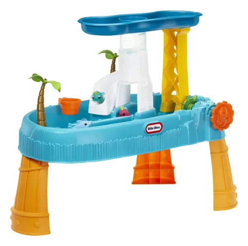 Compare Little Tikes Waterfall Island Water Table with Rubo Toys Water & Sand Beach Set, 3 Assorted