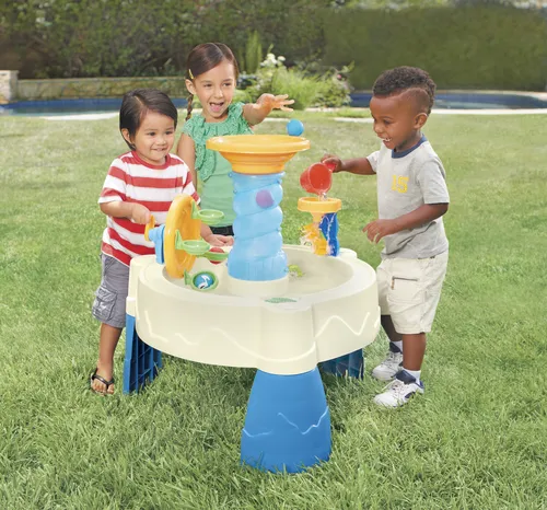 Compare Little Tikes Spiralin' Seas Waterpark Play Table with Rubo Toys Water & Sand Beach Set, 3 Assorted