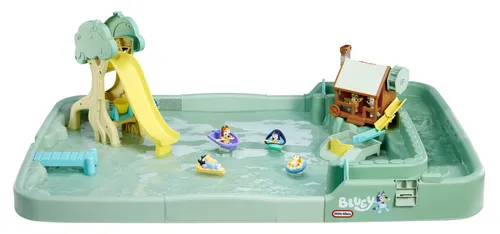 Compare Little Tikes Anchors Away Pirate Ship Water Table with Little Tikes Bluey Bushland Adventures Sand & Water Play Set
