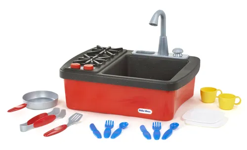 Compare Fisher-Price Kids' Role Play Toy HXT82 with Little Tikes Splish Splash Play Sink & Stove