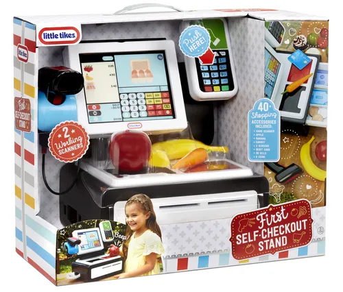 Compare DC Comics Batman Role Play Gauntlet with Little Tikes First Self Checkout Stand