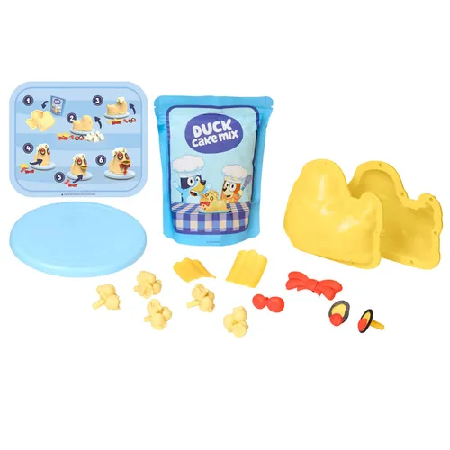 Compare Little Tikes Kids' Creative Chefs Bluey Duck Cake Kit with Wizarding World Hermione Patronus Spell Wand - Kids Role Play Toy