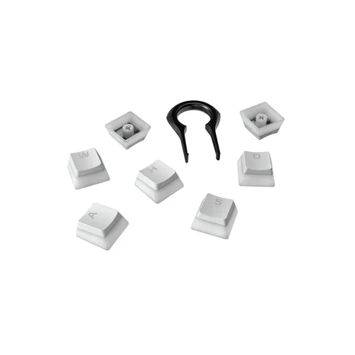 Compare Glorious Gaming GLO-KB-ACC-SWT-FOX-HE-36 Input Accessory with HyperX Pudding Keycaps - Full Set - PBT - White (US Layout)