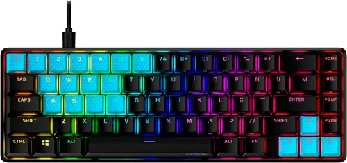Compare Glorious Gaming GPBT Keycap Set with HyperX Rubber Gaming Keycaps Kit - Blue (US Layout)