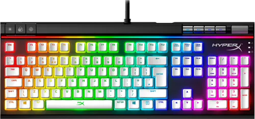 Compare Glorious Gaming GLO-KB-ACC-KC-PC-POLY-US Keycap Accessory with HyperX Pudding ABS Keycaps - White