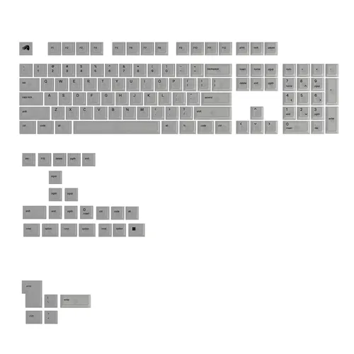 Compare Glorious Gaming GLO-KB-ACC-KC-PC-POLY-US Keycap Accessory with HyperX Pudding ABS Keycaps - White