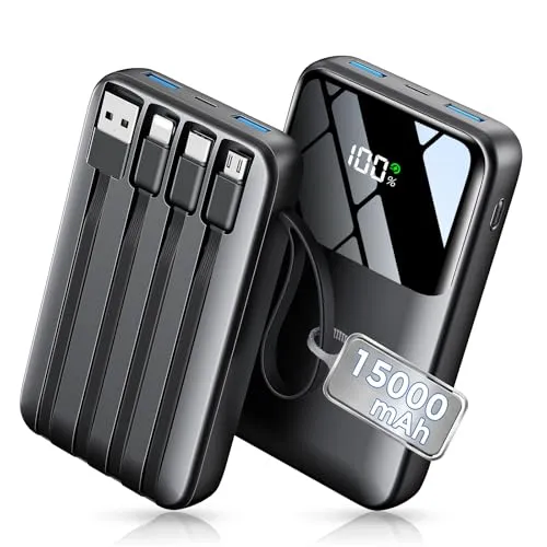 Image HELLEE 15000mAh Power Bank Black