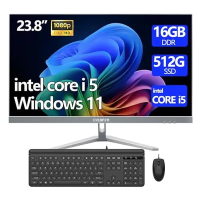 HVLANYN 23.8" FHD All-in-One PC
