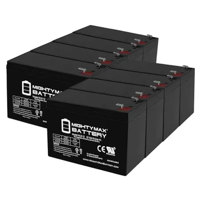 Mighty Max Battery 12V 9Ah UPS Battery 8-Pack