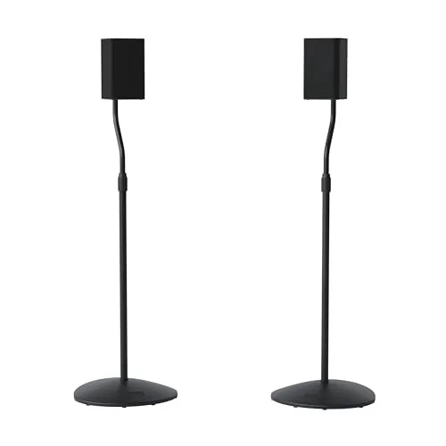 Image SANUS Adjustable Satellite Bookshelf Speaker Stands