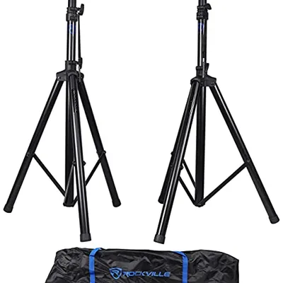 Rockville RVES1 Tripod Speaker Stands 100lbs