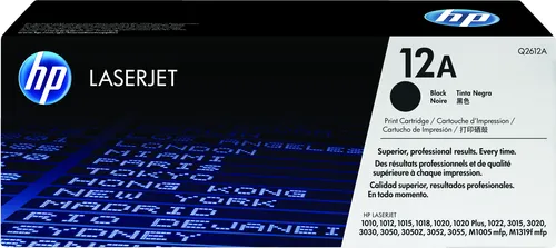Compare HP 12A Black Original LaserJet toner cartridge 1 pc(s) with HP 201A Yellow Original LaserJet Toner Cartridge