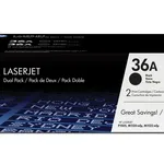 HP 36A 2-pack Black Original LaserJet Toner Cartridges toner cartridge 2 pc(s)