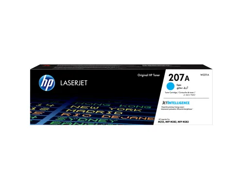 Compare HP 201A Yellow Original LaserJet Toner Cartridge with HP 207A Cyan Original LaserJet Toner Cartridge