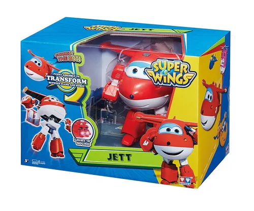 Compare Alpha Group Super Wings Transform 'n Talk Jett Figure with The New Empire Drownviper Action Figure