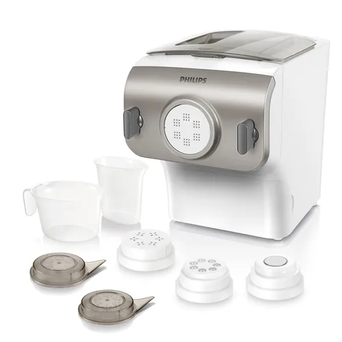 Compare Philips Premium Collection HR2355/15 Pasta Maker with Philips Premium Collection HR2357/08 Pasta and Noodle Maker