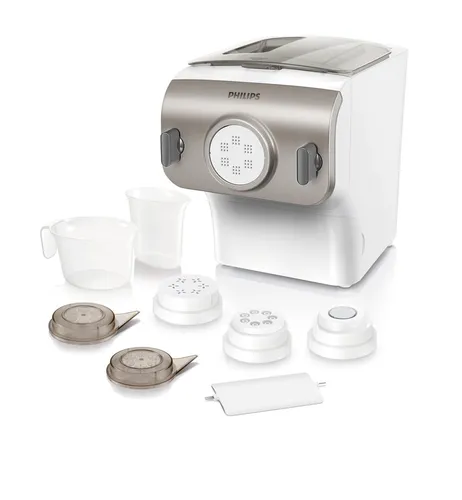 Compare Philips Premium Collection HR2355/15 Pasta Maker with Philips Premium Collection HR2357/08 Pasta and Noodle Maker