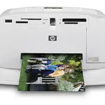 HP Photosmart A516 Compact Photo Printer, Inkjet, 4800x1200 DPI