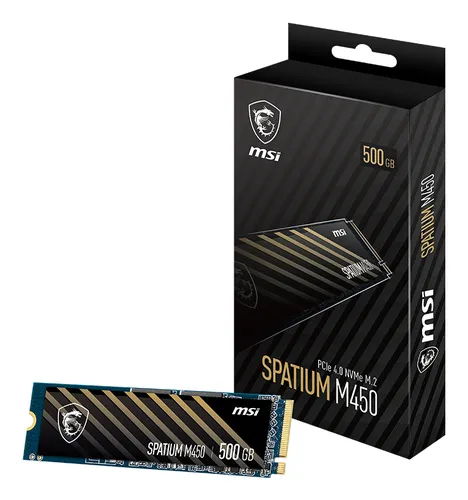Compare MSI Spatium M450 PCIe 4.0 NVMe M.2 500GB Internal SSD with Samsung 990 Pro Nvme M2 4Tb