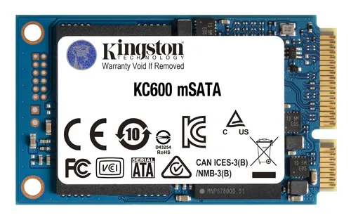 Kingston KC600 SATA3 mSATA 256GB Internal SSD
