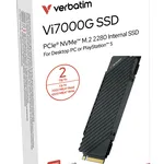 Verbatim Vi7000G PCIe NVMe M.2 2TB Internal SSD (Gaming)