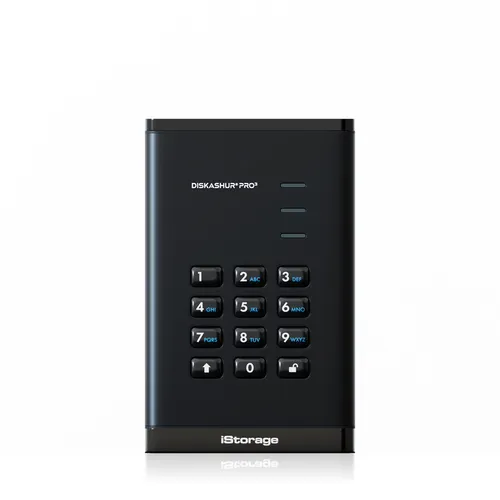 Image iStorage diskAshur PRO3 SSD 1TB | Secure Portable | FIPS 140-3 L3 | PIN Protected | AES 256-bit Hardware Encryption