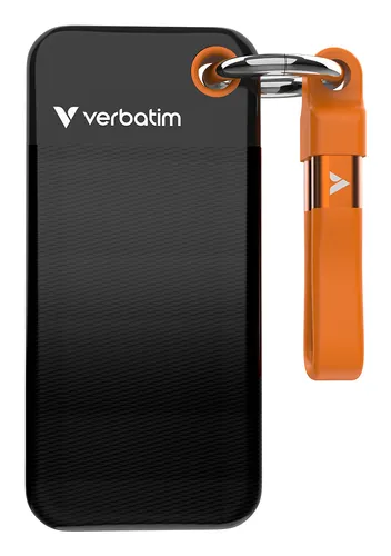 Image Verbatim Pocket SSD 1TB USB 3.2 Gen 2 - Black/Orange